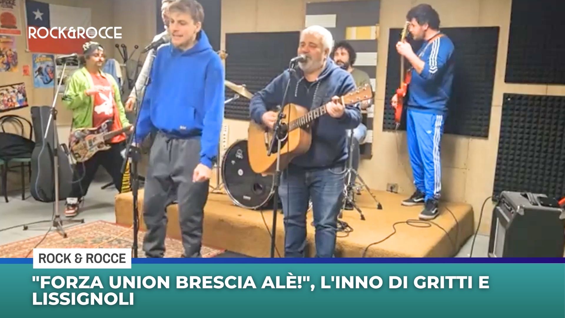 ''Forza Union Brescia alè!'', l'inno di Gritti e Lissignoli