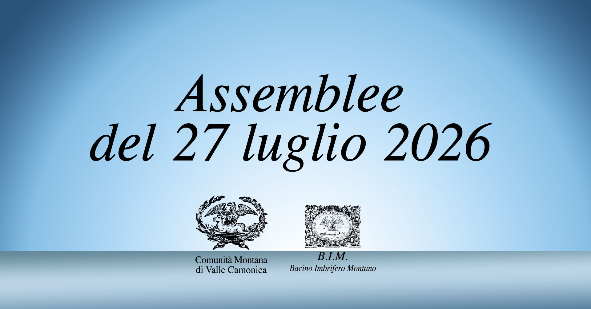 Assemblee di lunedì 27 luglio 2026