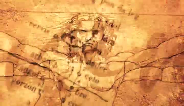 La mappa del lago  di Iseo e del fiume Oglio disegnata da Leonardo Da Vinci