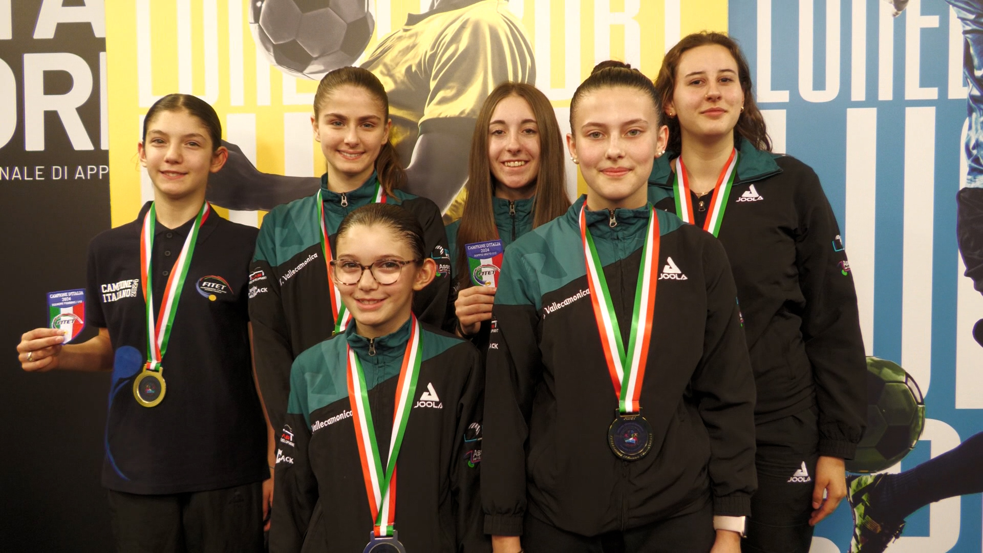 12 medaglie dai campionati italiani per il Tennistavolo Vallecamonica
