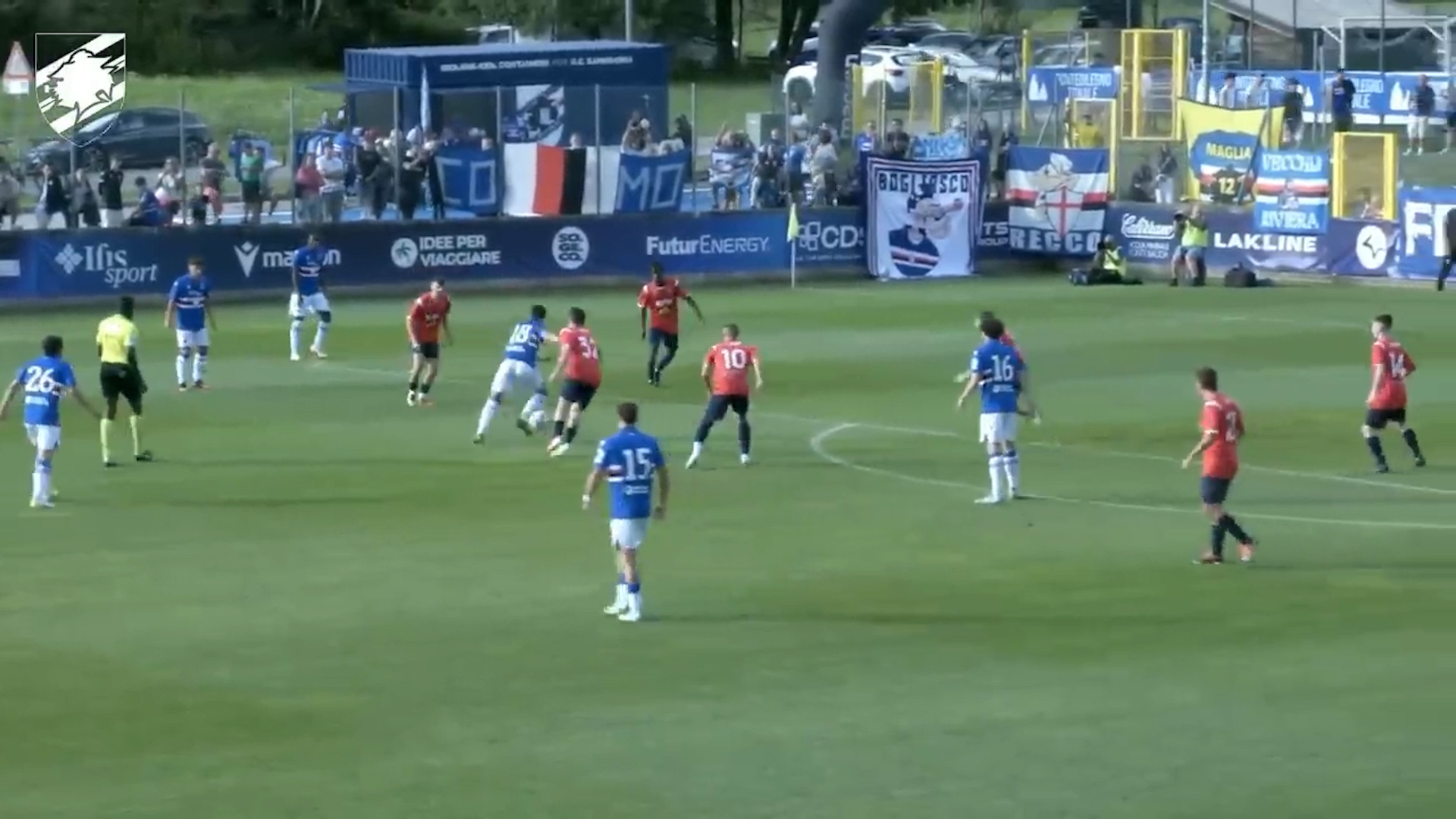 Primo test amichevole per la Sampdoria: 8-0 contro la Nuova Camunia
