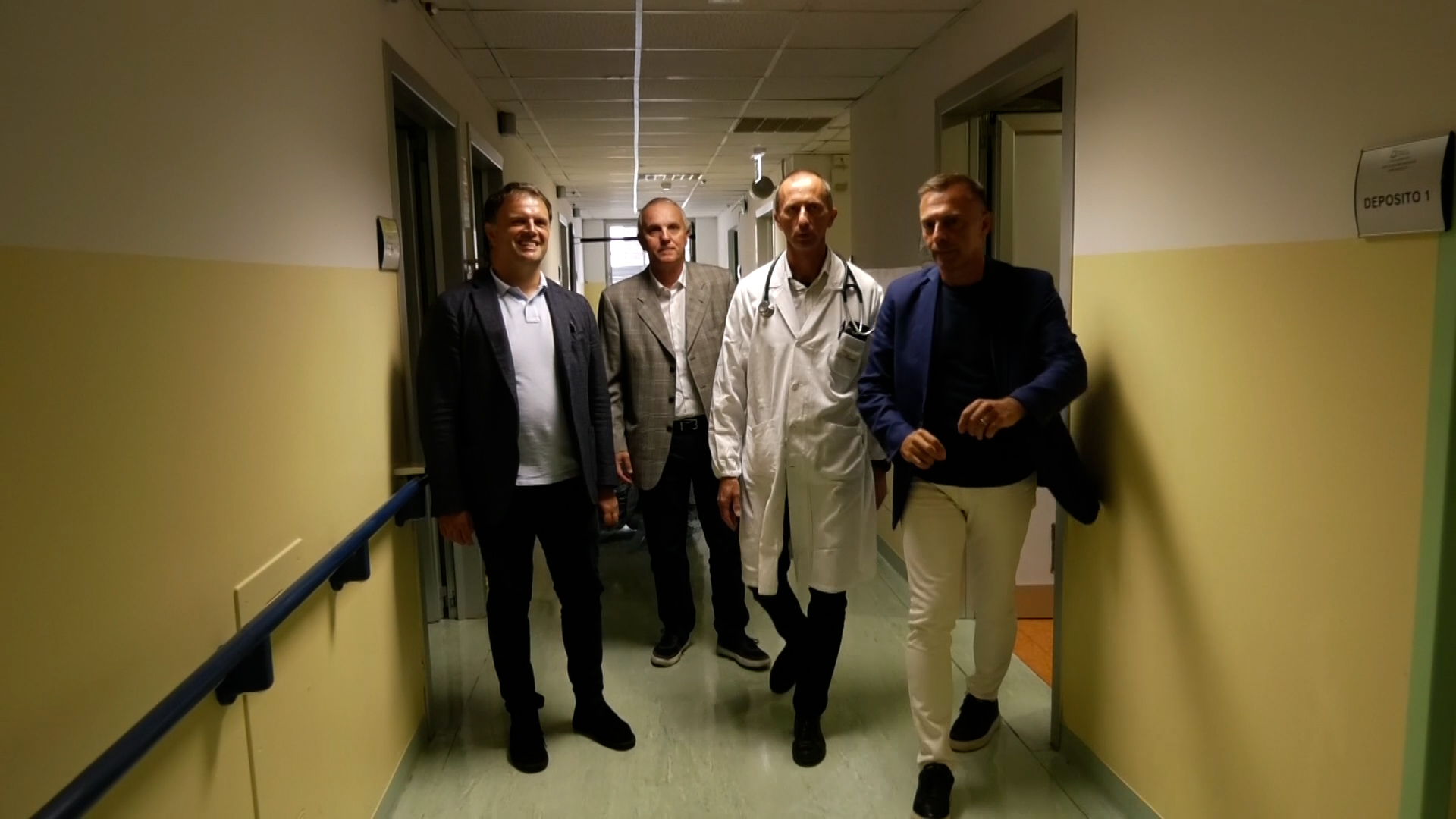 Visita al cantiere dell'ospedale di comunità