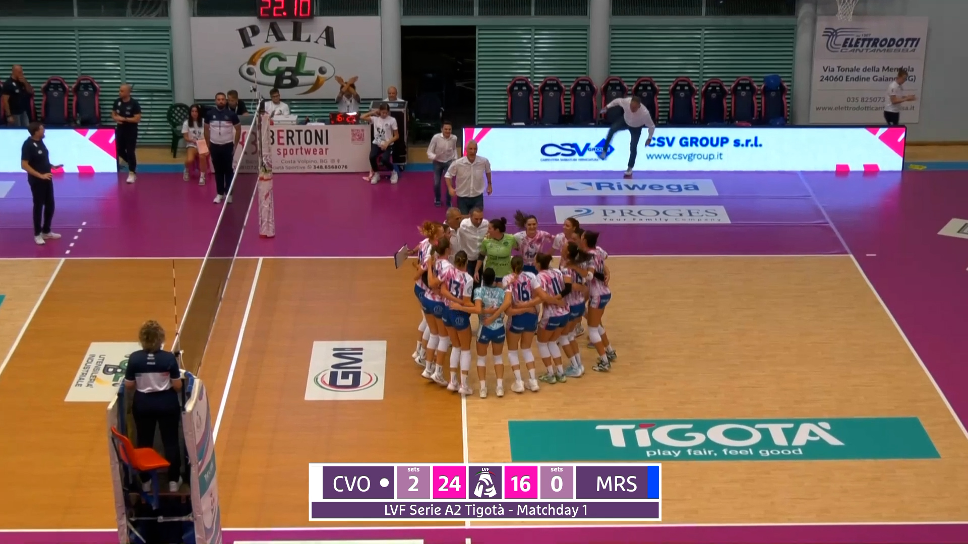 Pallavolo CBL supera Marsala 3-0 all'esordio