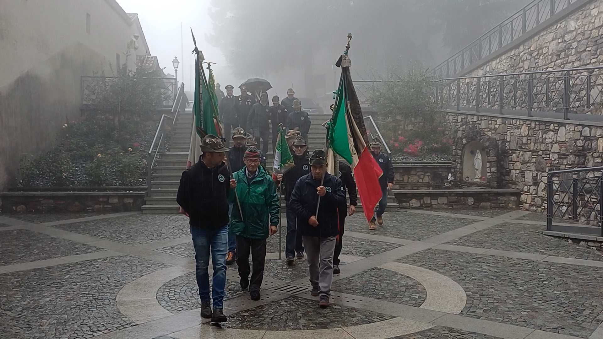Cerimonia per il 4 novembre al convento dell'Annunciata