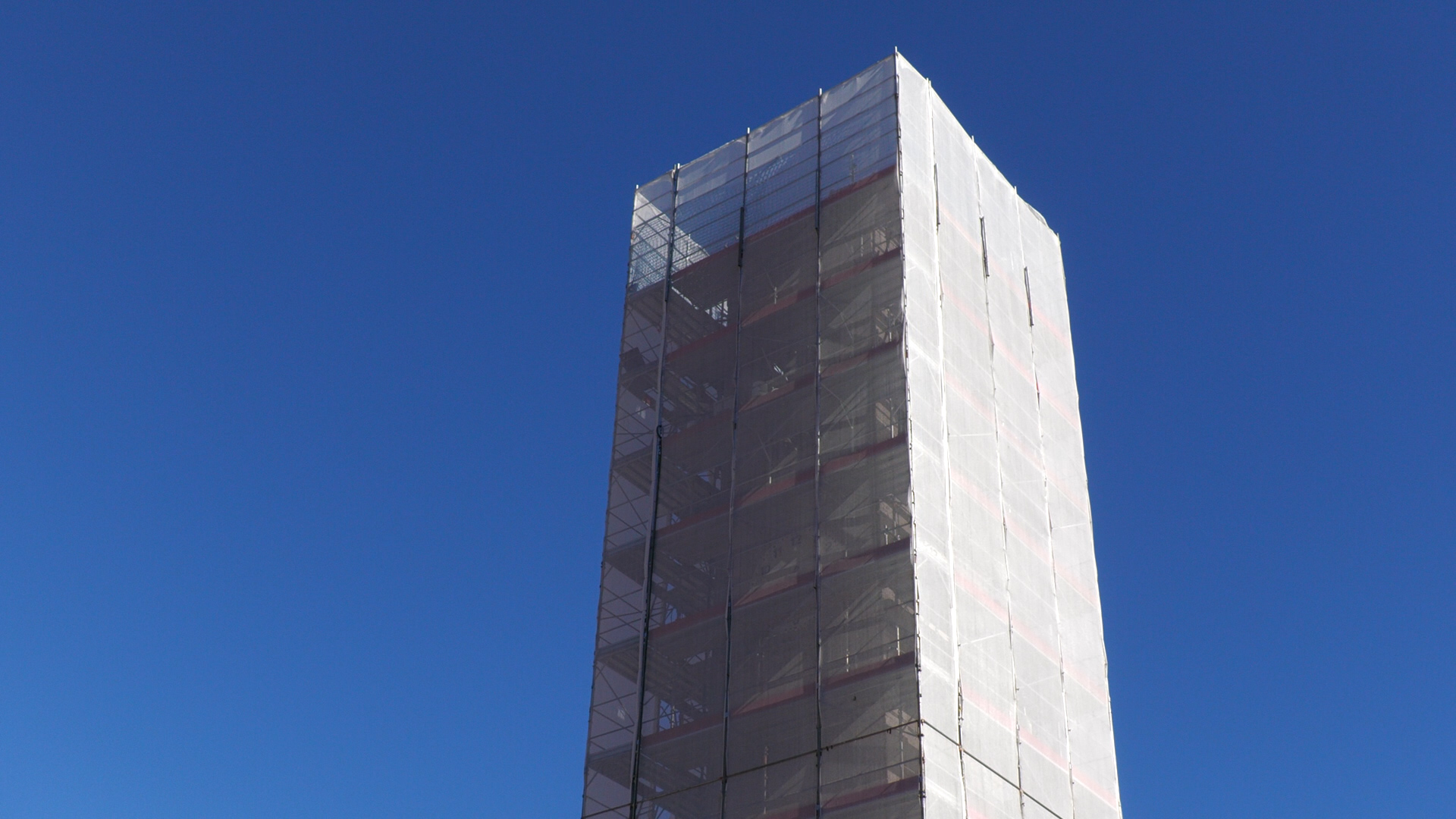 Lavori di restauro al campanile