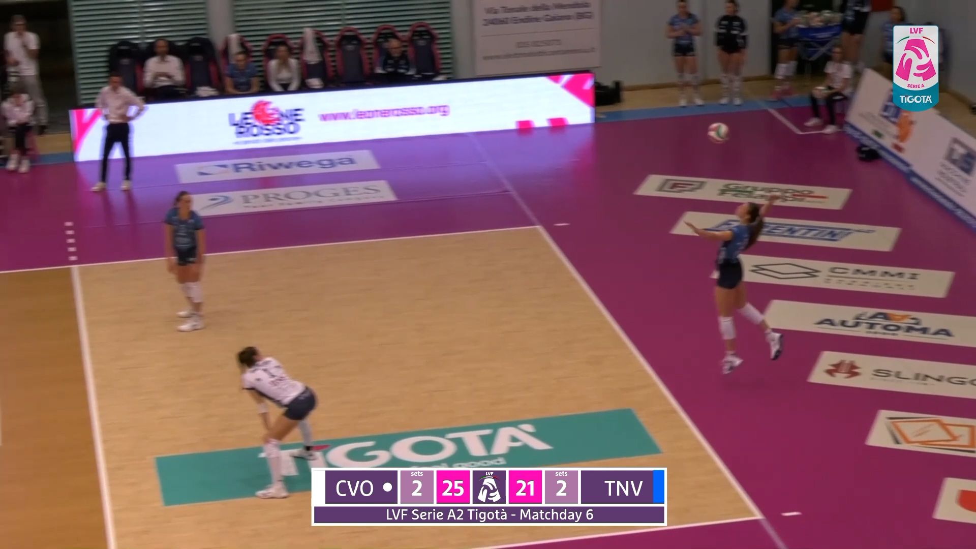 Pallavolo CBL si arrende a Trentino 3-2 e perde il primato