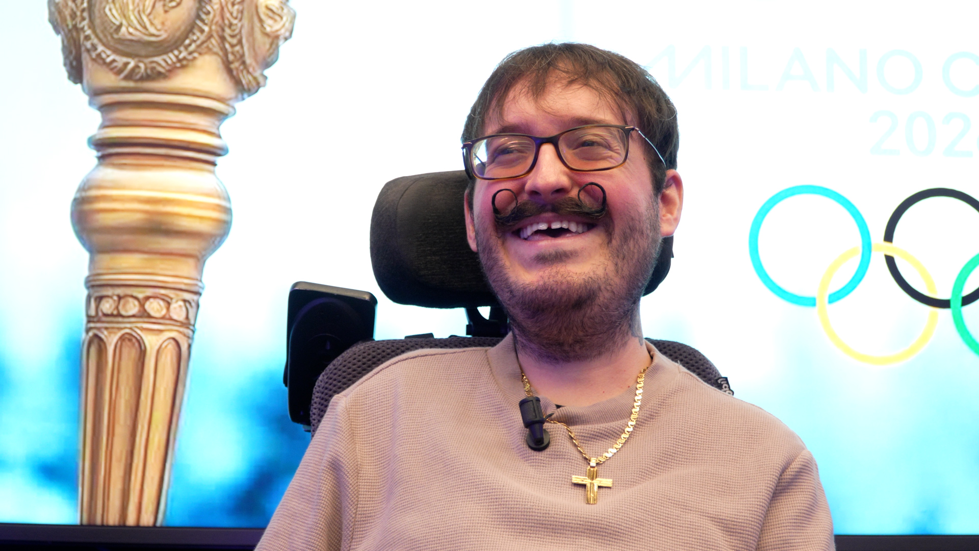 Simone Pedersoli tedoforo per Milano Cortina 2026