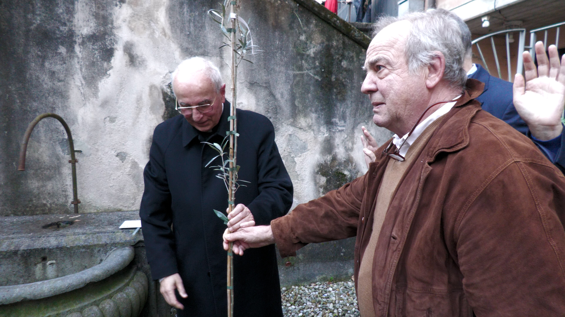 Le Acli donano l'ulivo della pace a 