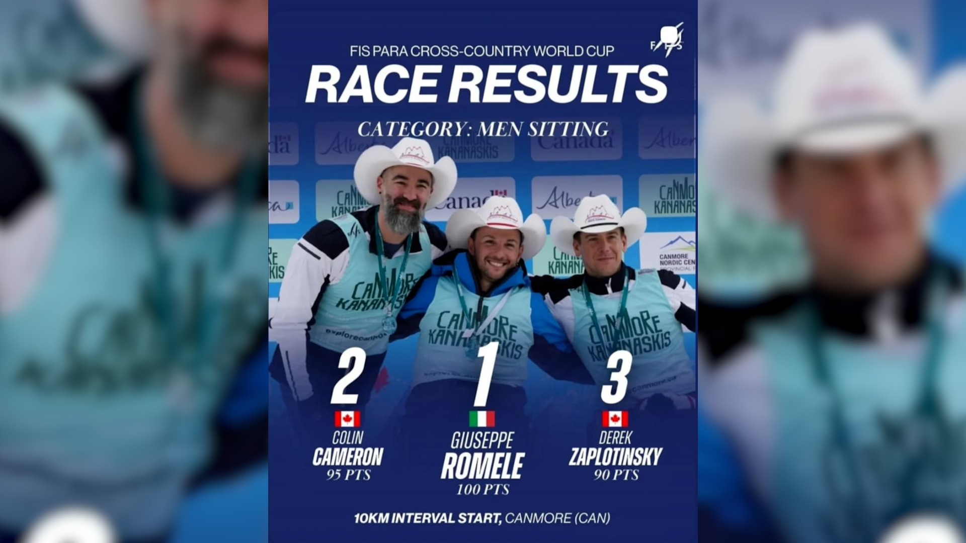 Giuseppe Romele cala il tris in Canada