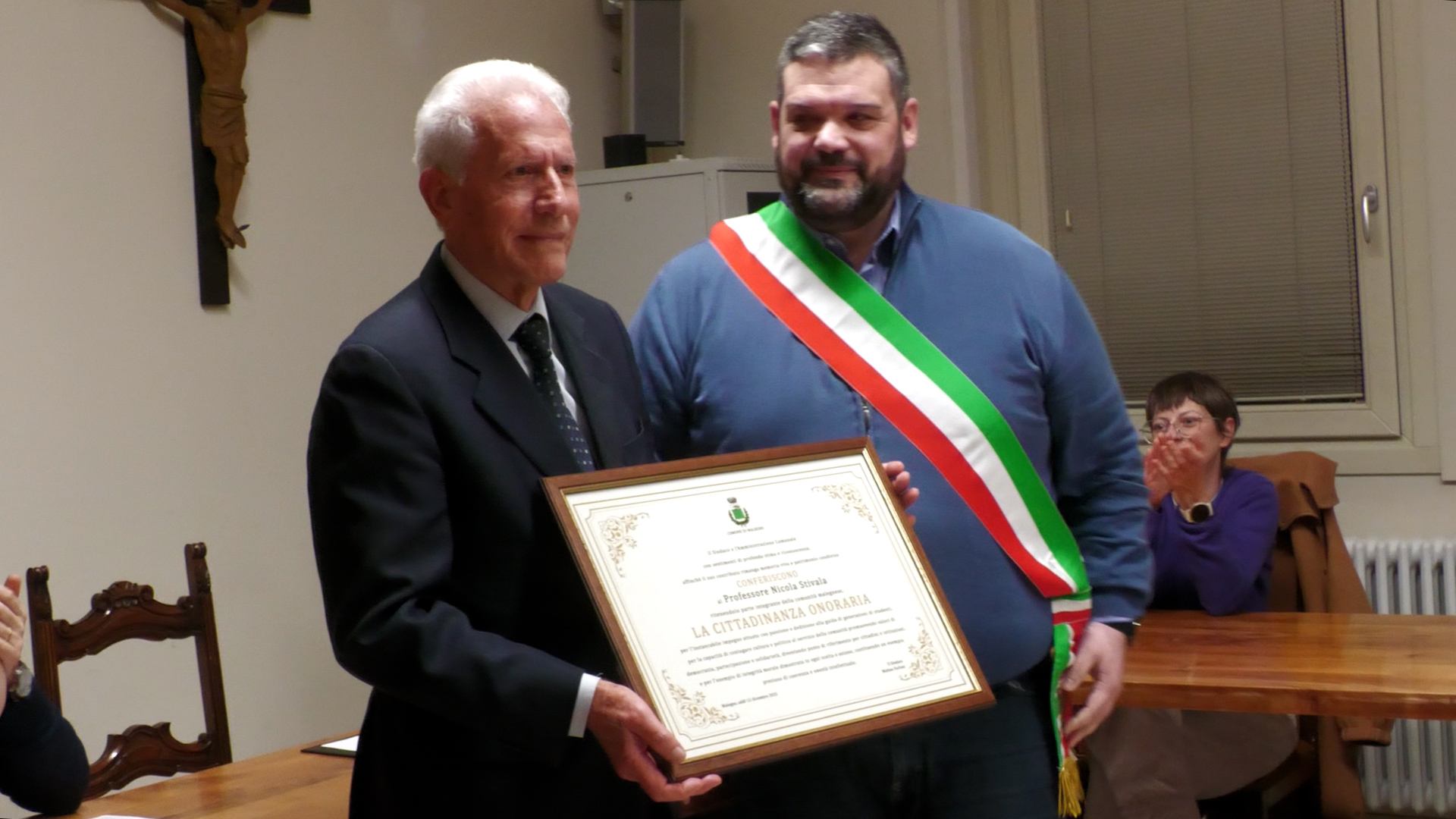 Cittadinanza onoraria per il prof salentino