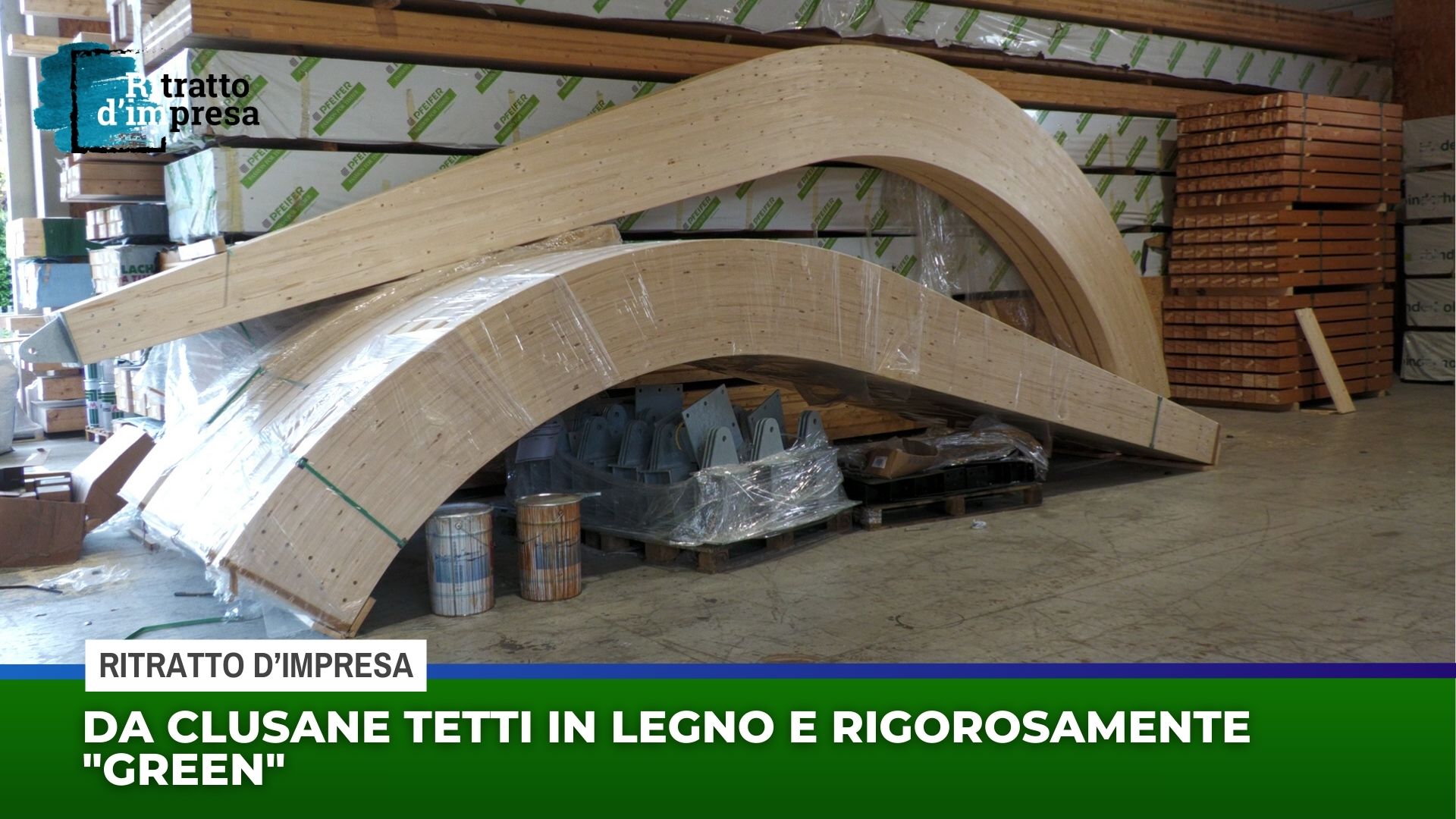 Da Clusane tetti in legno e rigorosamente 