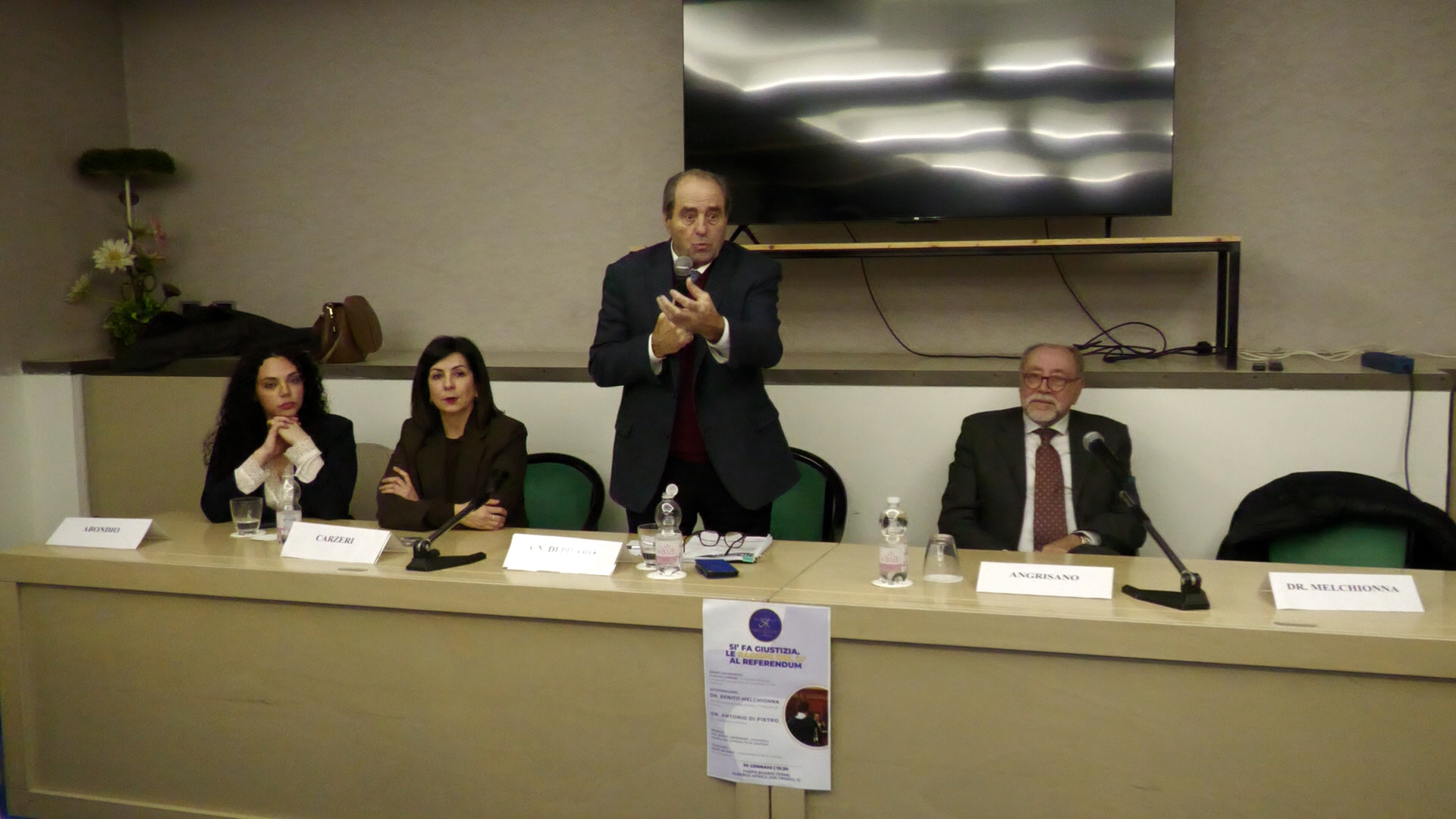 Referendum: Di Pietro a Boario per le ragioni del 