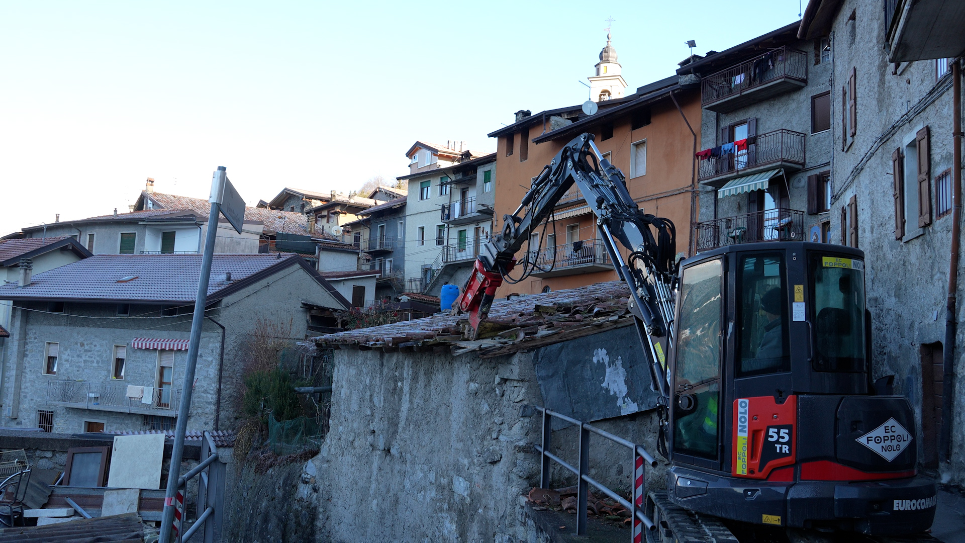 Astrio e Pescarzo, lavori in corso