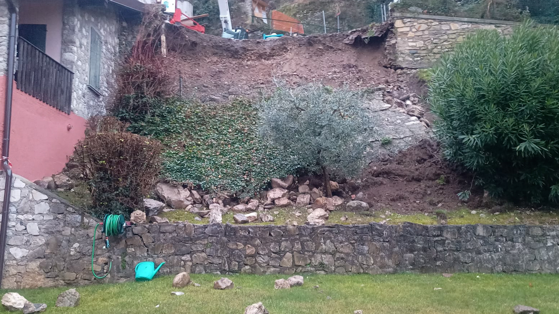 Iseo, smottamento a Covelo