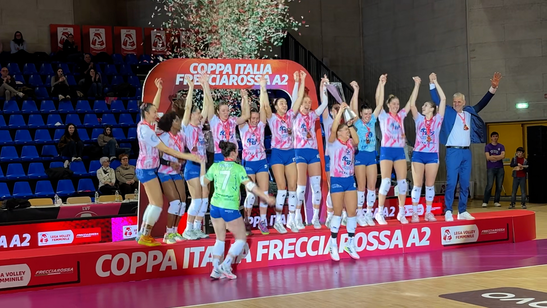 La Coppa Italia in A2 nelle mani della Pallavolo CBL