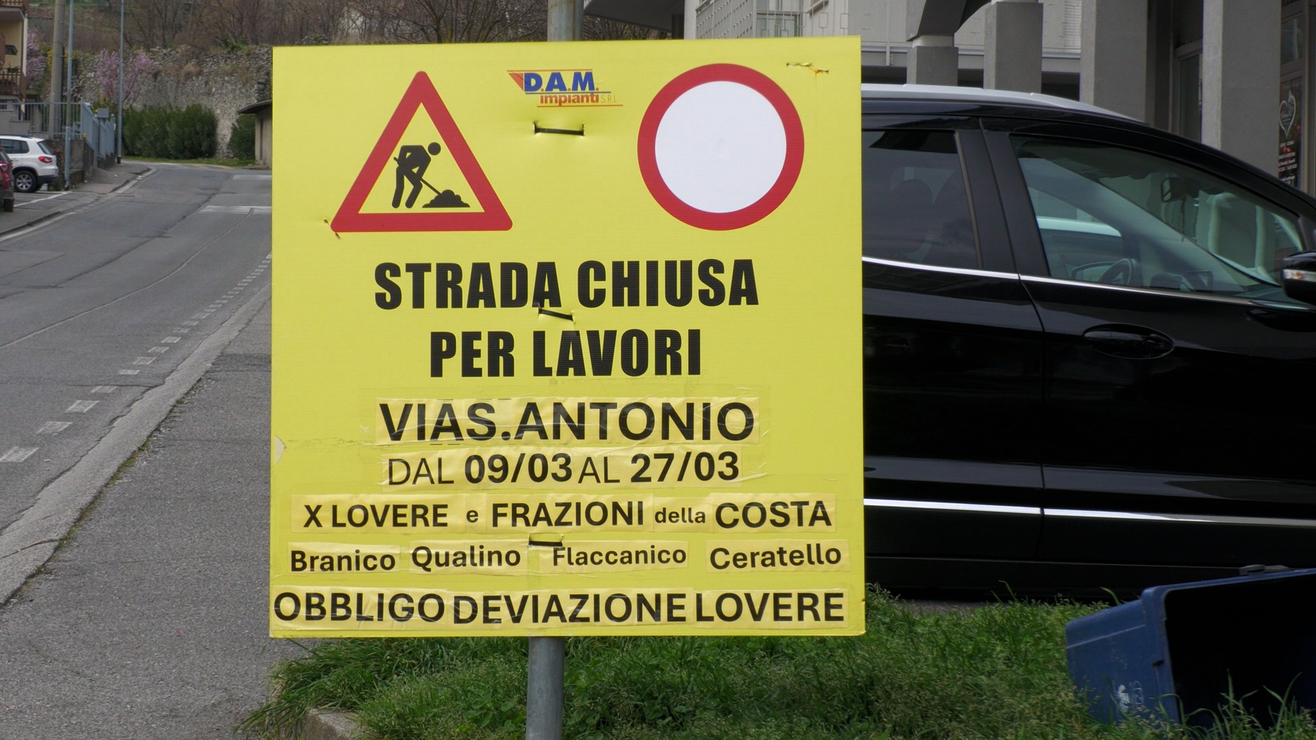 Code e disagi per i lavori in centro a Corti