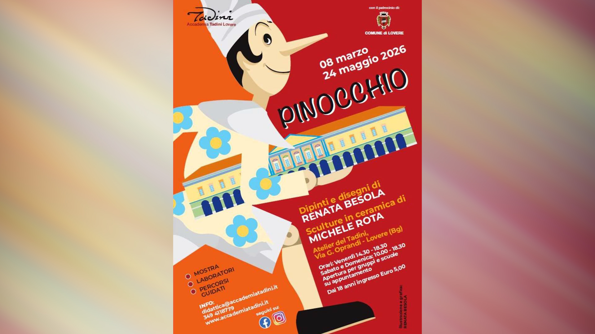 Pinocchio in mostra a Lovere