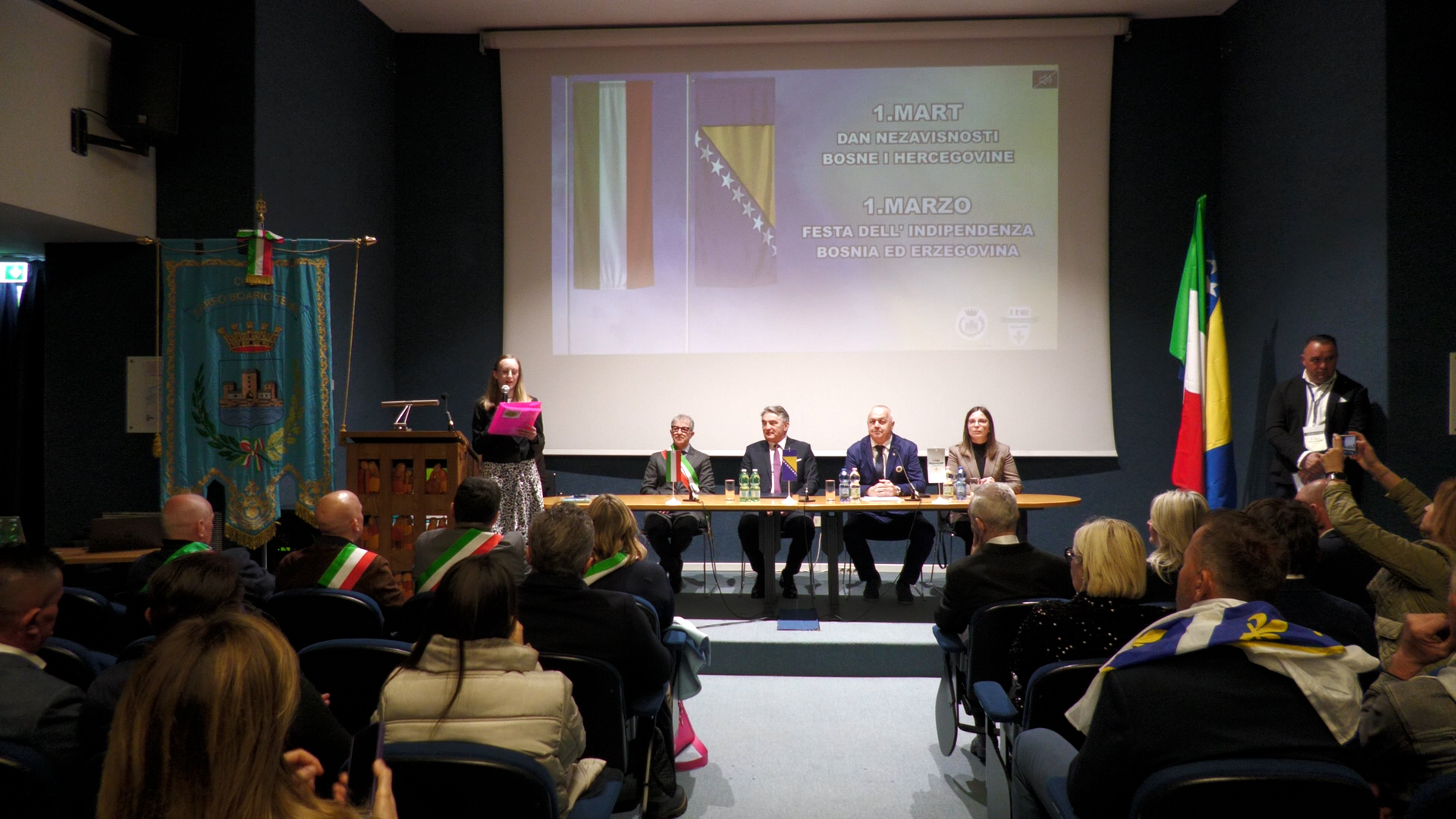 Il presidente bosniaco in valle per la festa dell'indipendenza