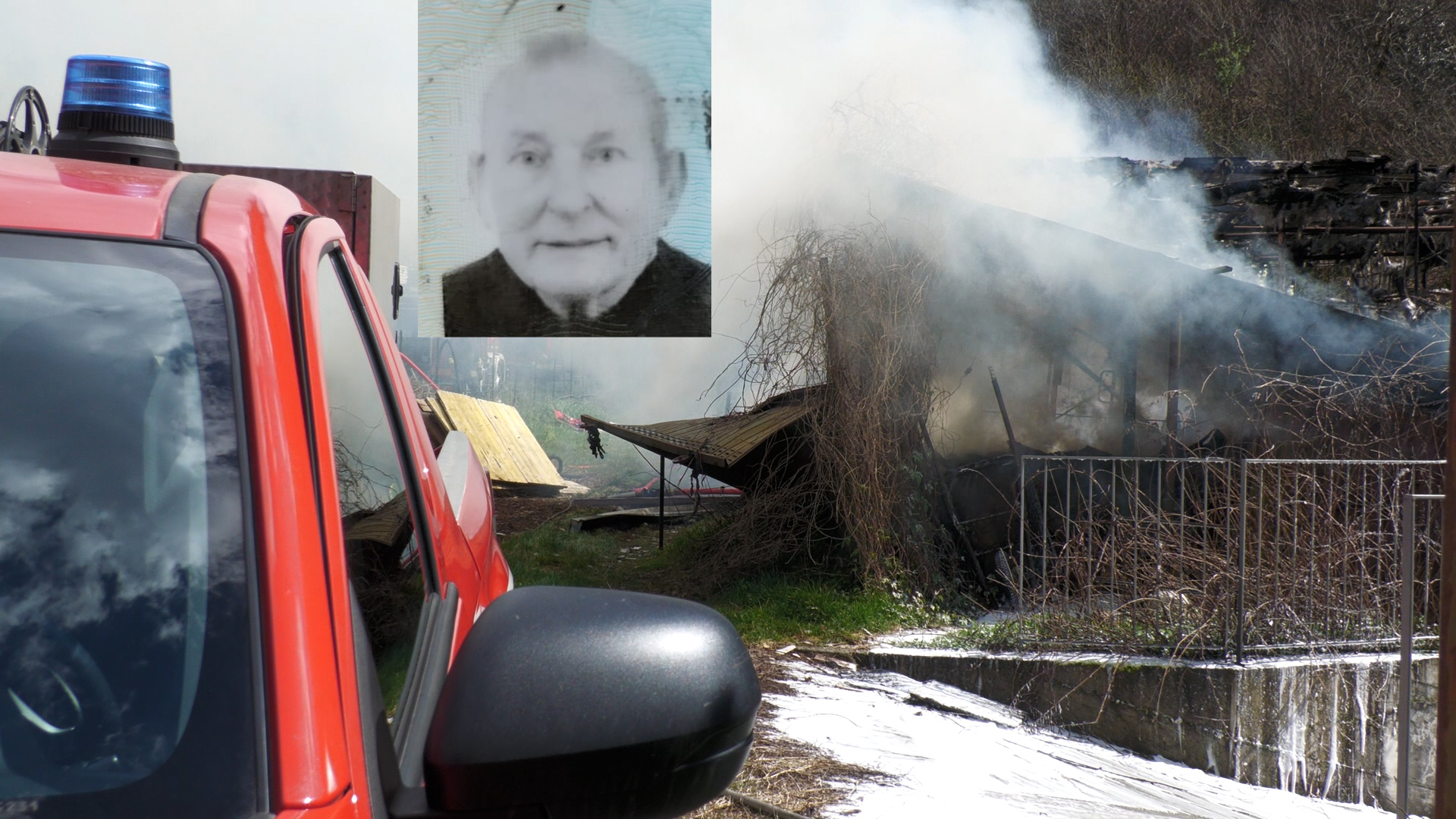Sacca di Esine: malore durante l'incendio, muore anziano