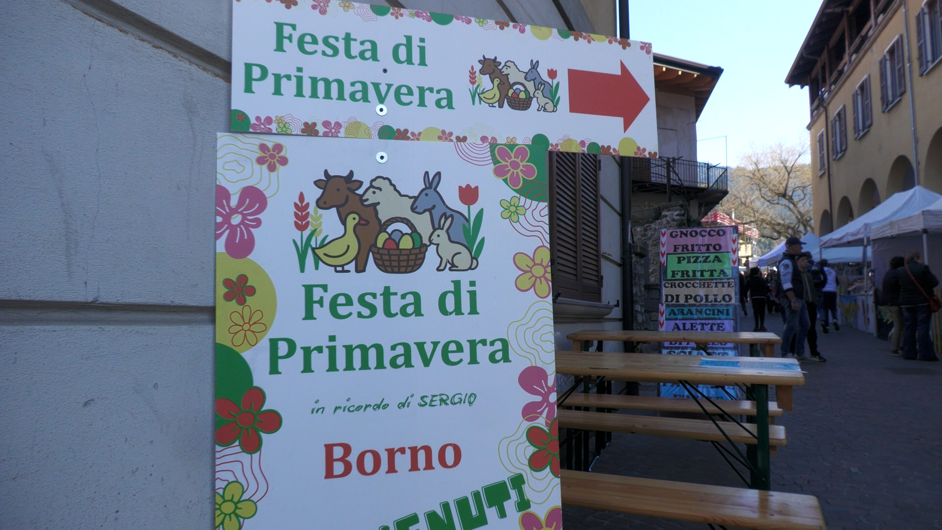 Borno, la primavera in piazza con la Pro Loco