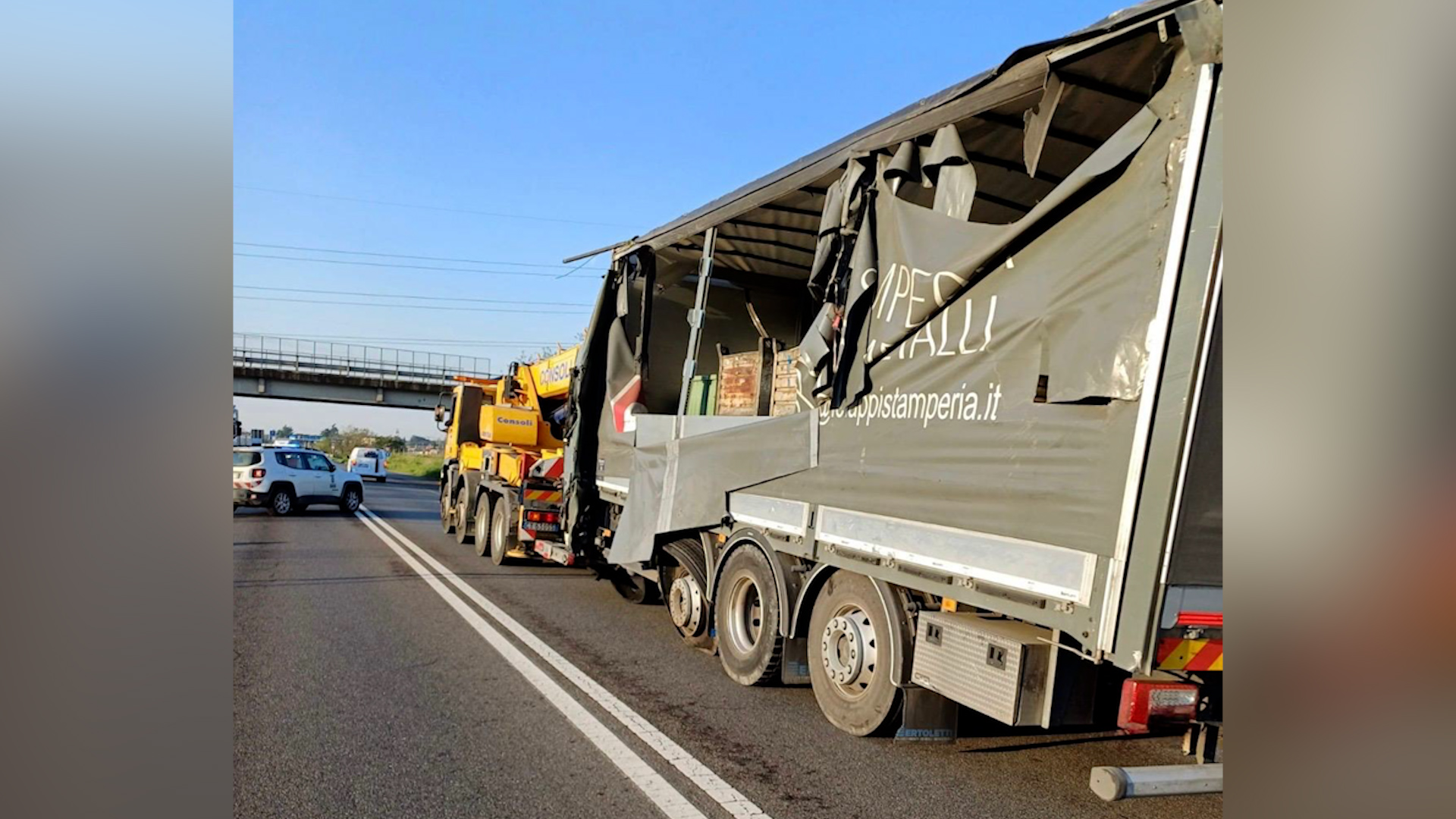 Sp 510: disagi a causa di un incidente