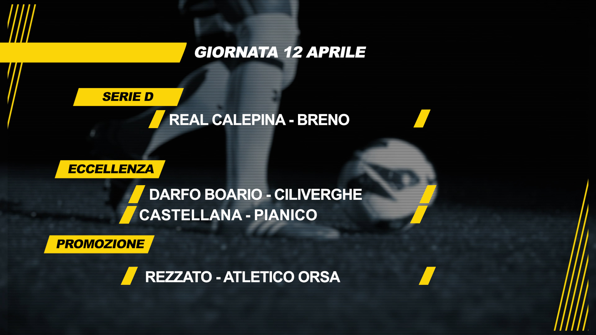 Lotta salvezza alle battute finali nel calcio locale