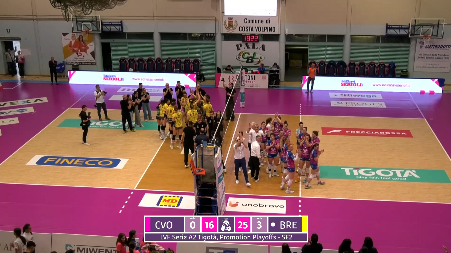 La Pallavolo CBL saluta in semifinale play-off una stagione trionfale