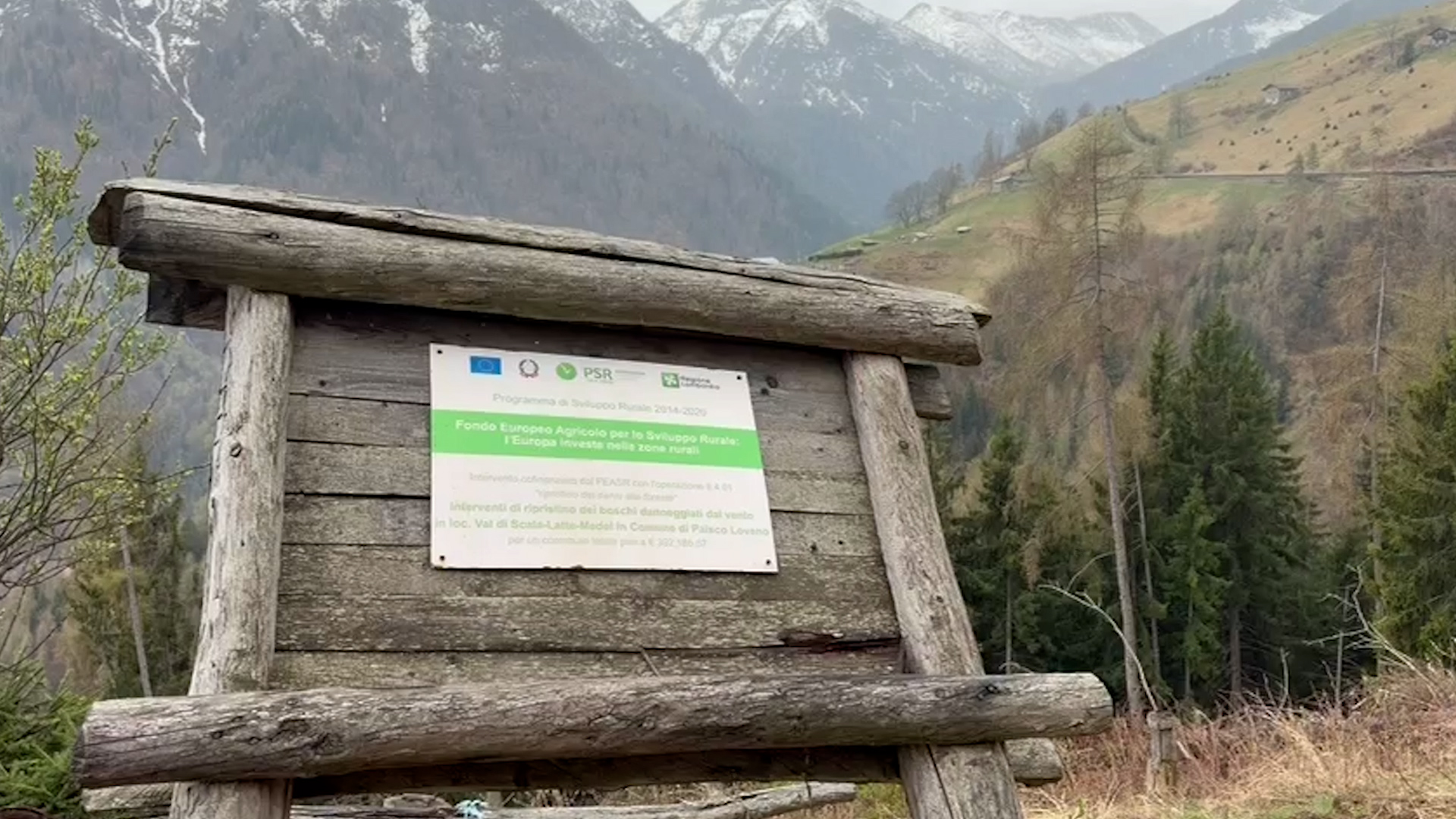 Paisco Loveno: riparati in 5 anni i danni della tempesta Vaia