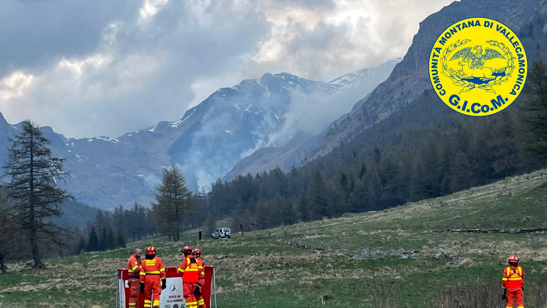 Incendio in Val Canè, bruciati 50 ettari di pascolo