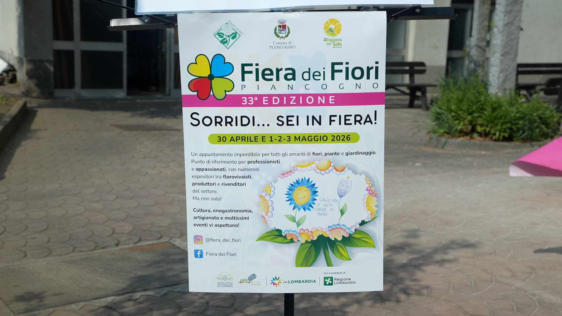 Da giovedì a domenica la 33esima Fiera dei fiori. Il paese pronto a sbocciare