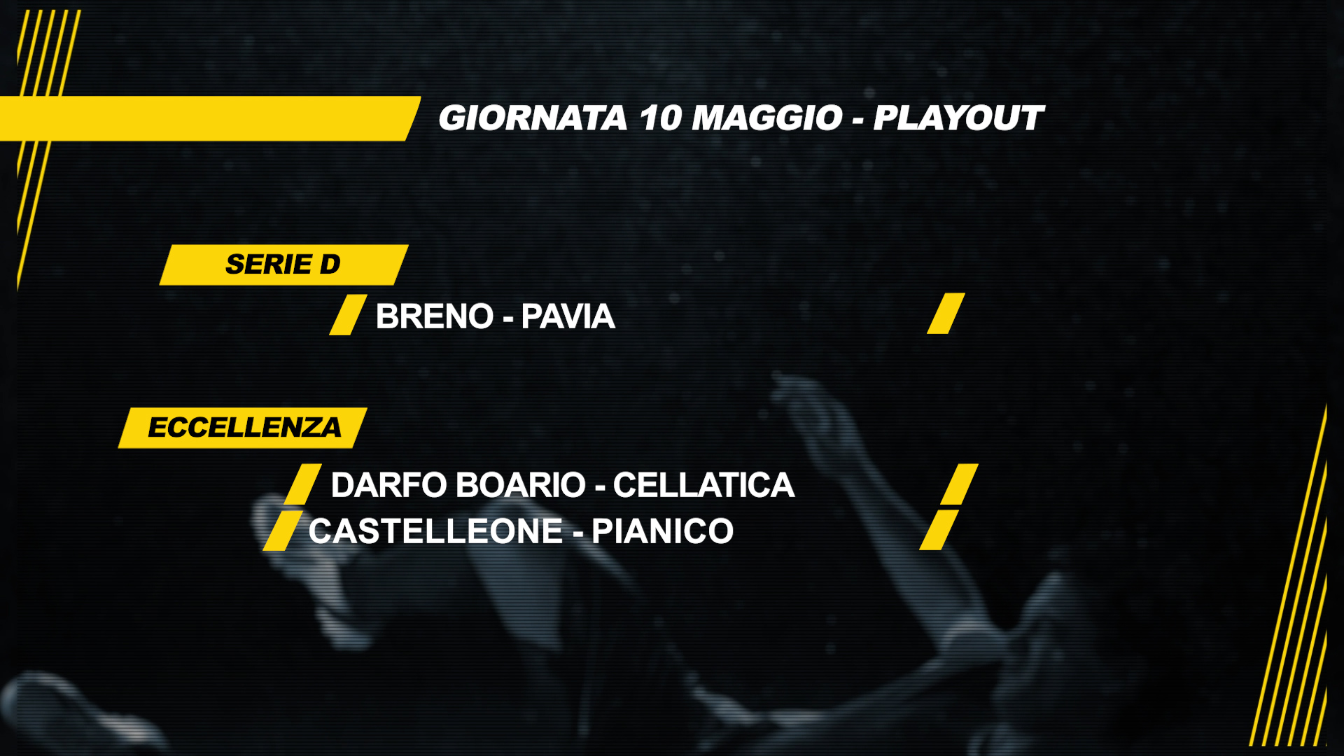 Domenica di play-out nel calcio di casa nostra