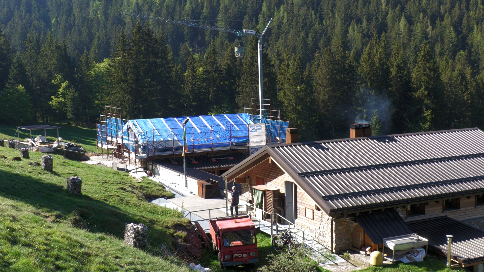 Val Sorda: lavori post incendio, la solidarietà non si ferma