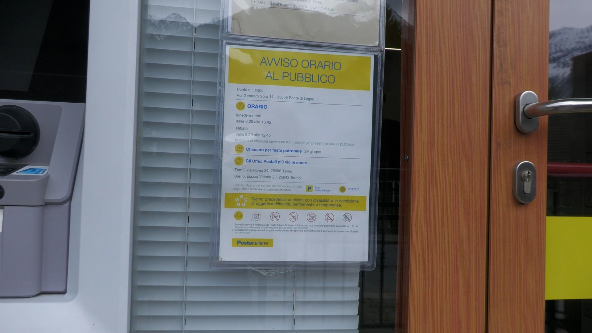 Riaperto l'ufficio postale: nuovi spazi e nuovi servizi