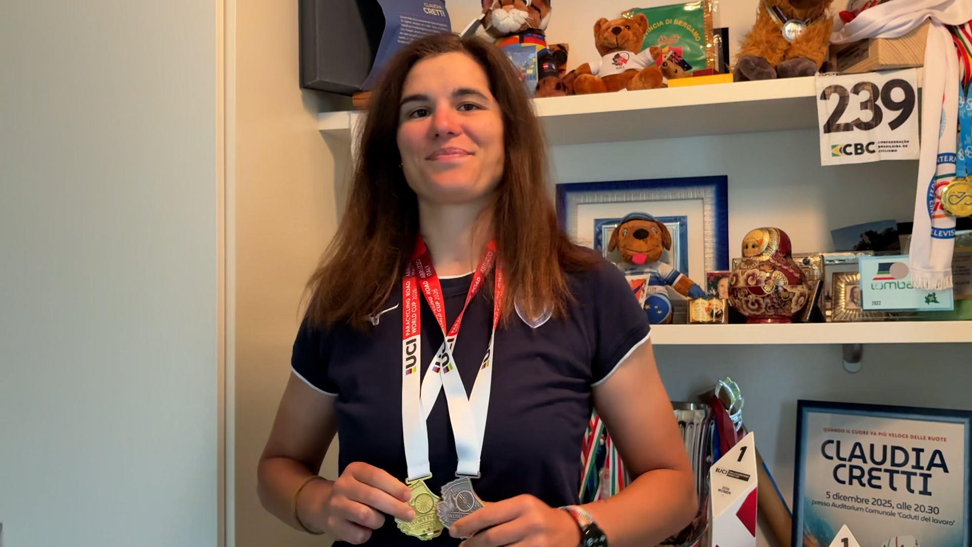 Claudia Cretti vince la Coppa del Mondo e la dedica a Zanardi