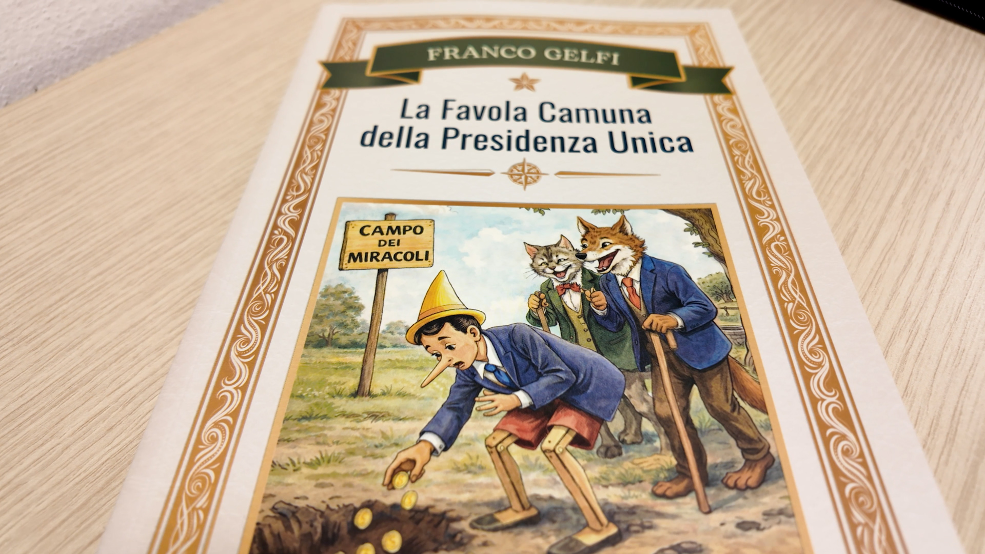 Il libro di Gelfi, passato e presente della politica