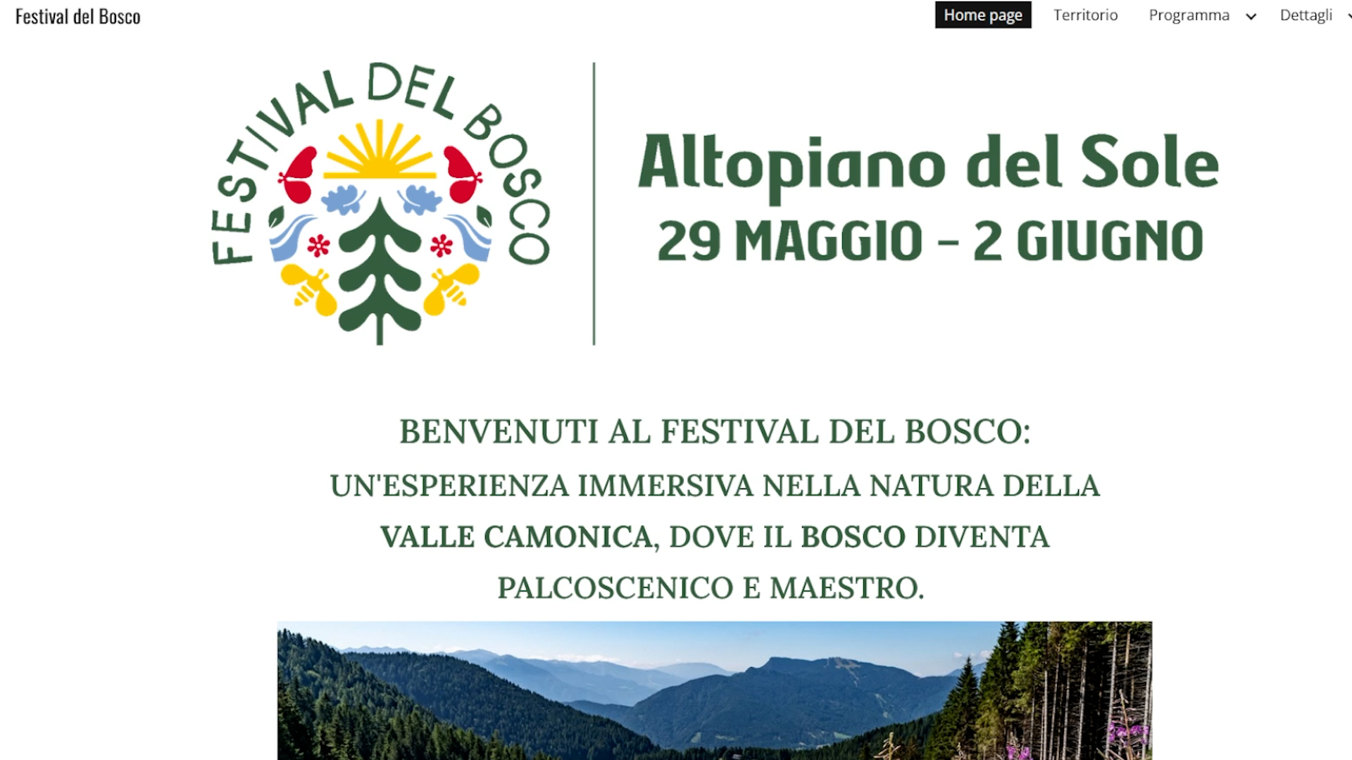 Festival del bosco, 30 eventi in 4 giorni
