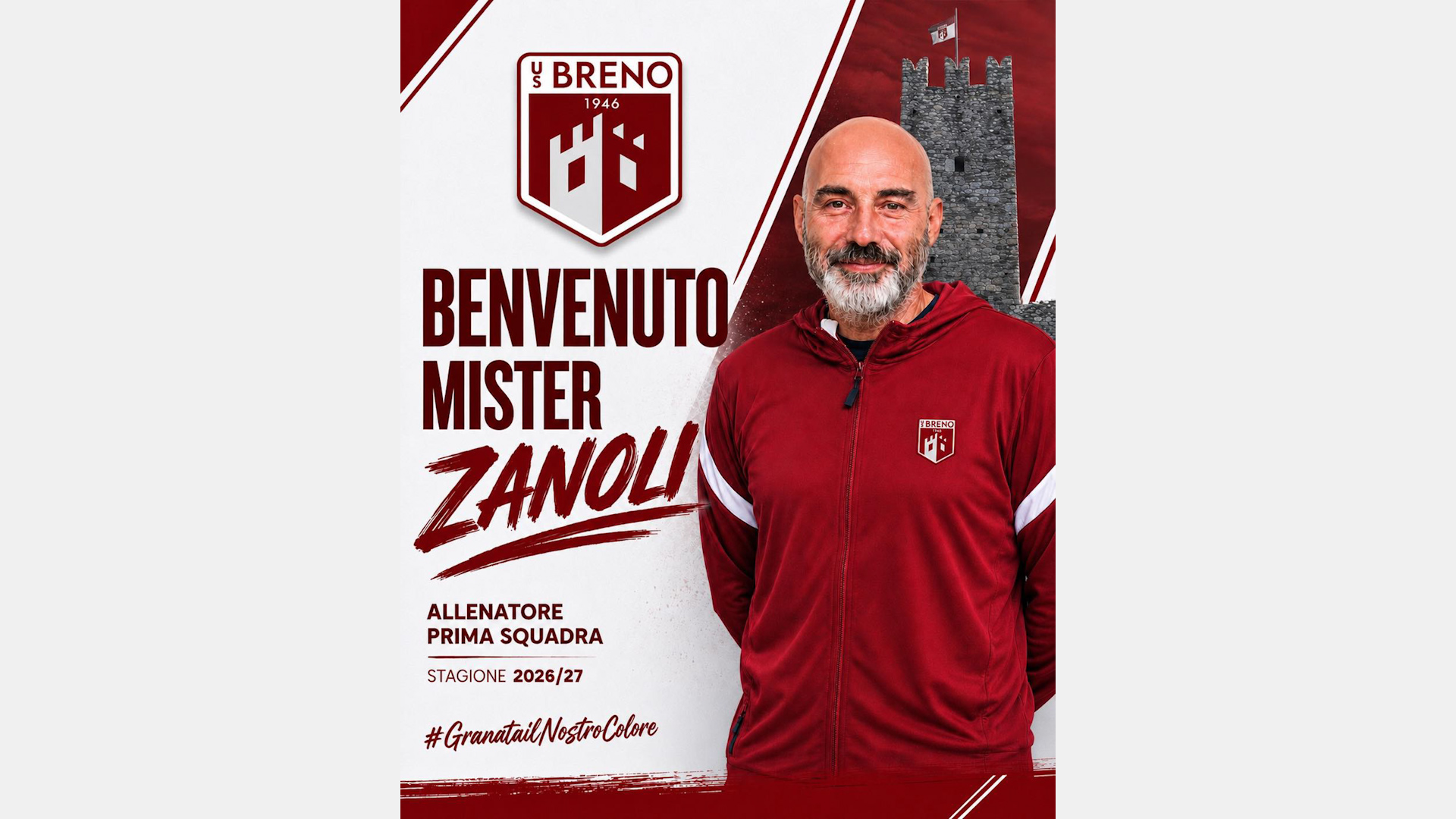 Calcio, il Breno sceglie Zanoli per il dopo-Bersi