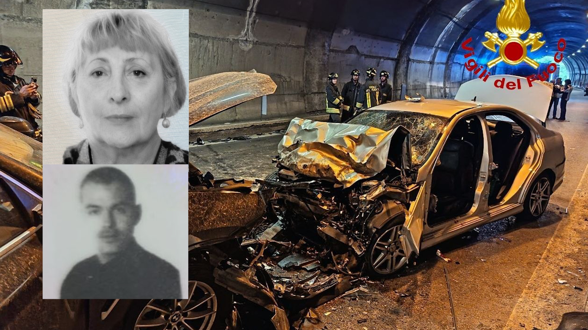 Breno, frontale in galleria: di Cedegolo le due vittime