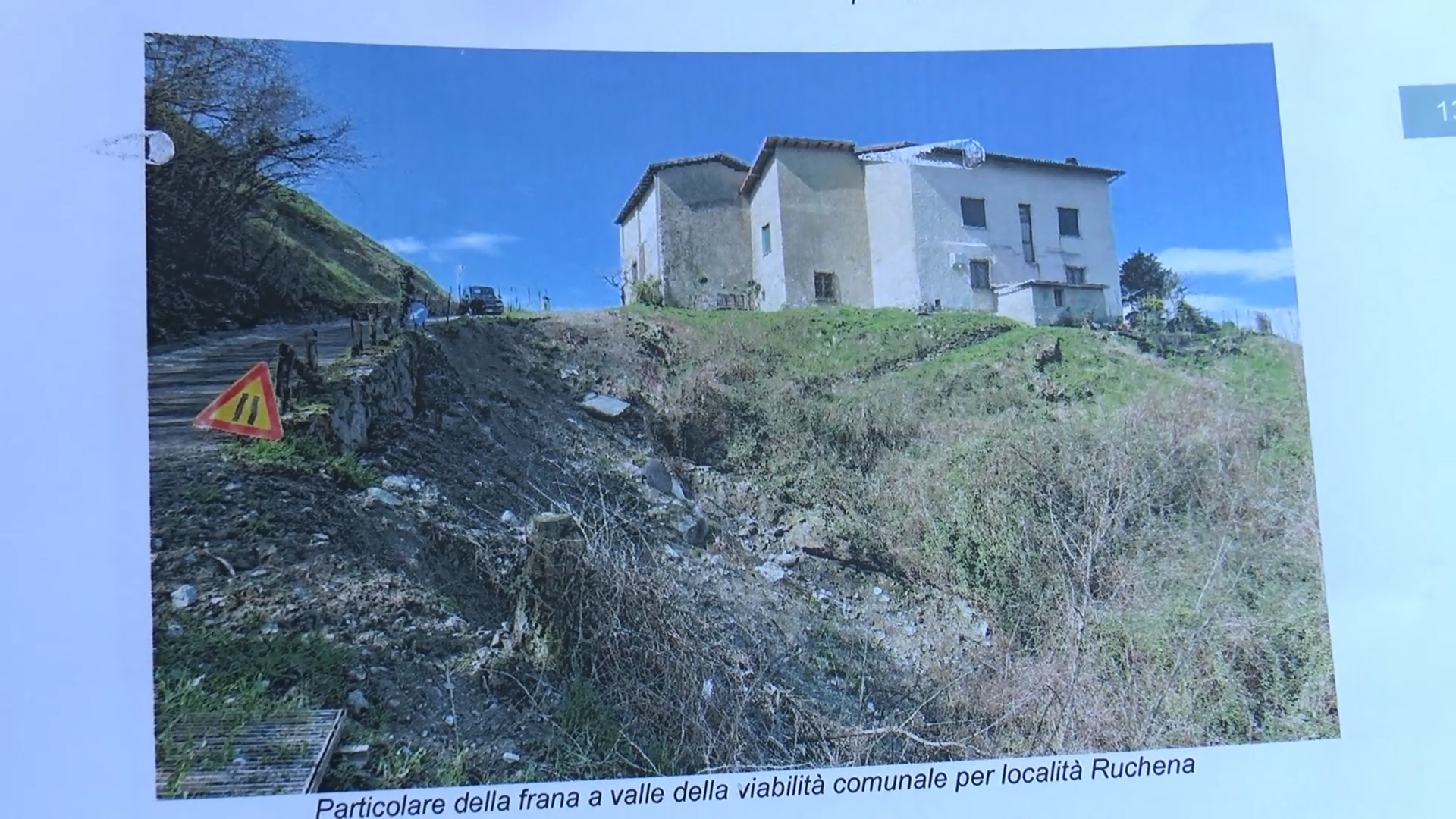 Partiranno a breve i lavori per la frana di Ruchena