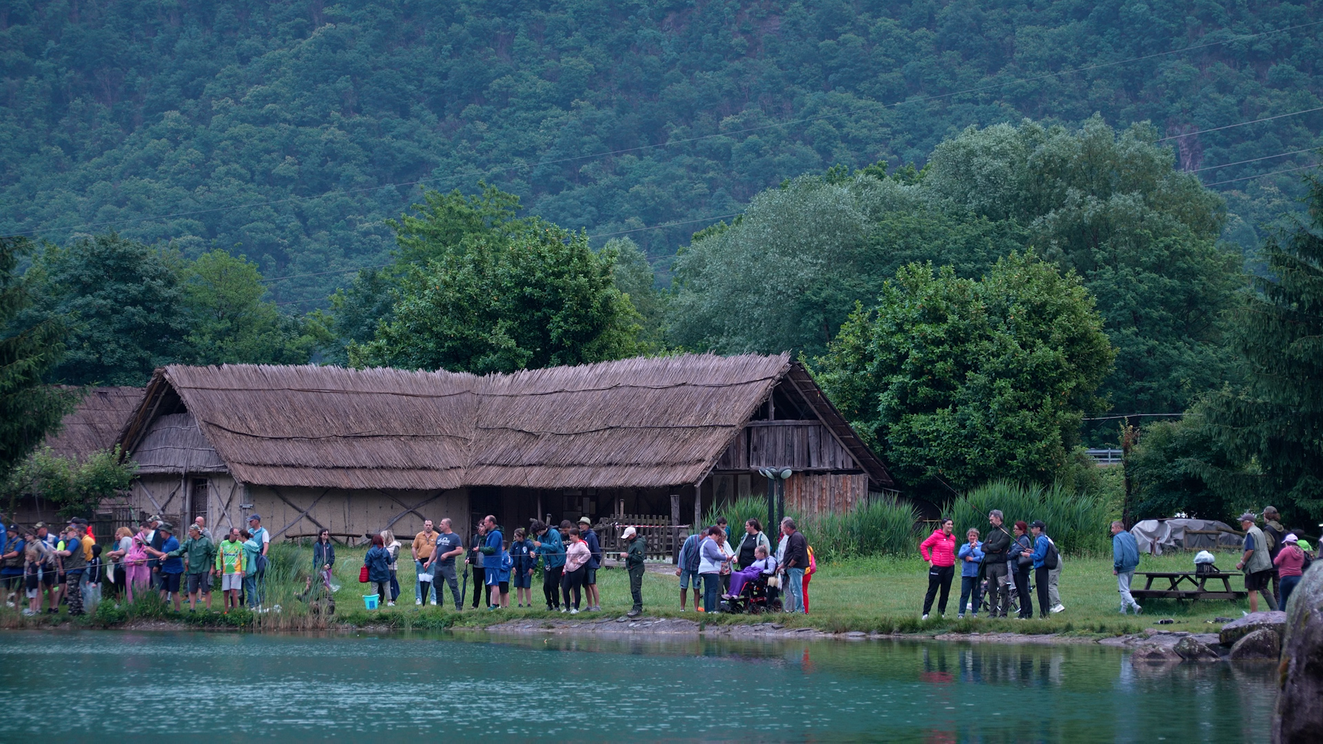 Pesca e divertimento per tutti all'Archeopark