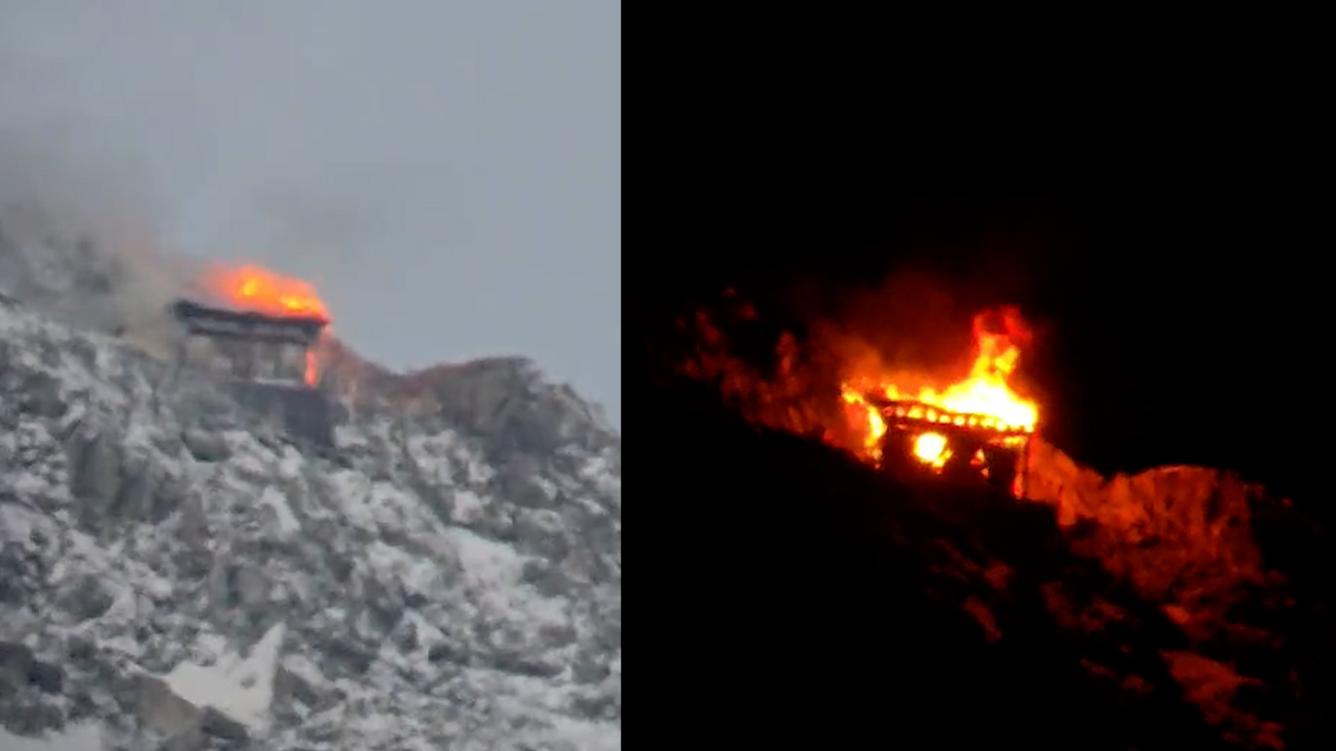 Capanna Lagoscuro distrutta dalle fiamme. Dolore e ricordi per gli appassionati di montagna
