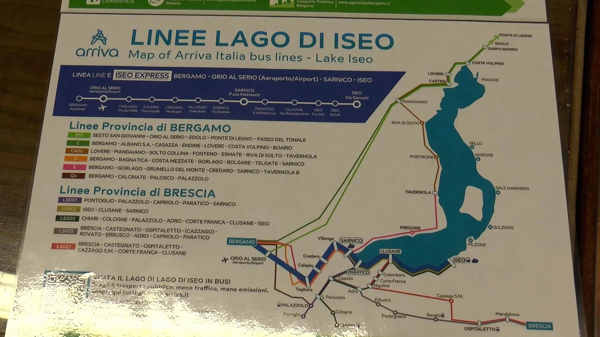 Iseo Express, da Orio al Serio al Sebino in un'ora