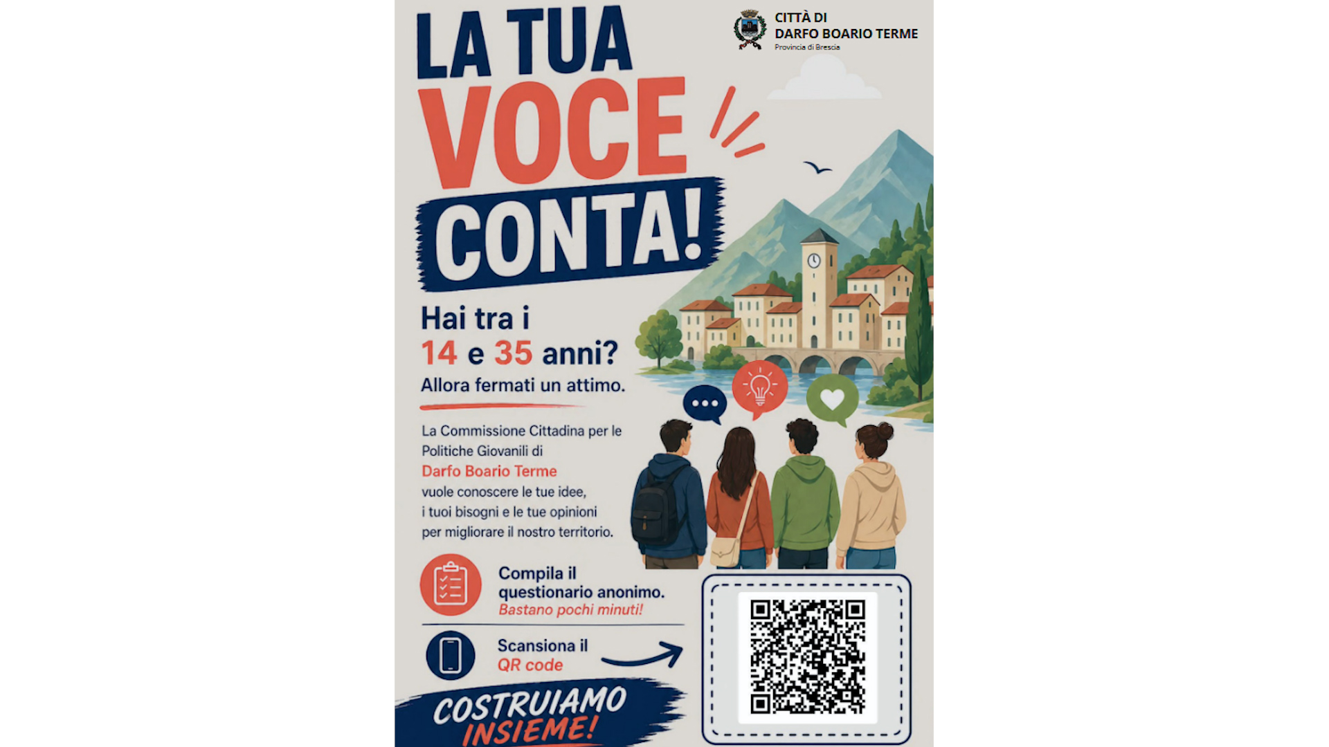 Politiche giovanili: la commissione chiede aiuto con un questionario