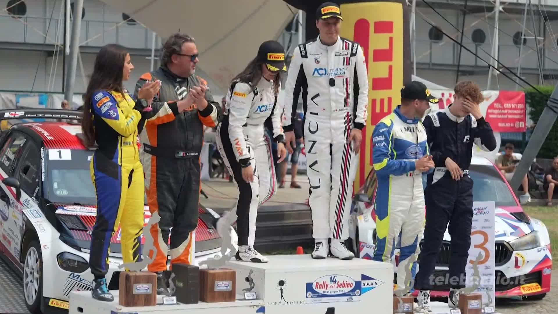 Mabellini- Lenzi sul podio camuno del rally del sebino