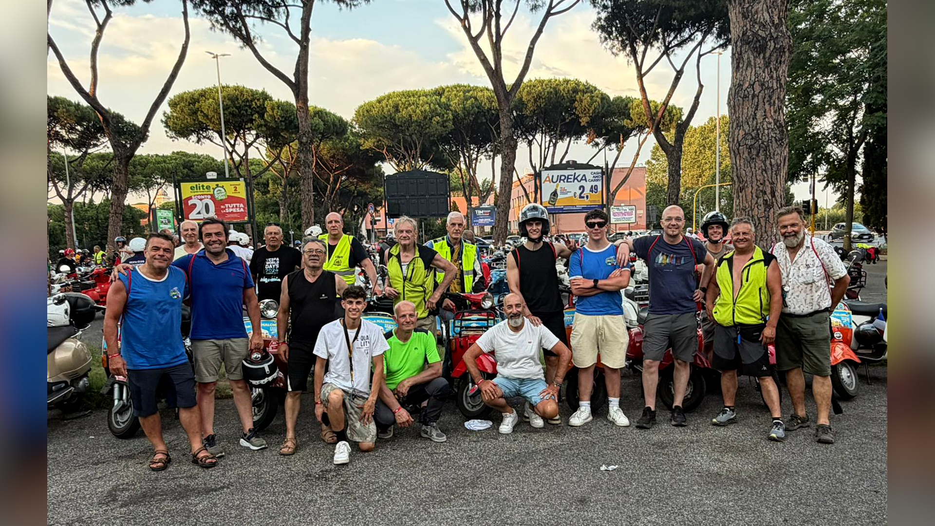 Da Malonno a Roma in Vespa