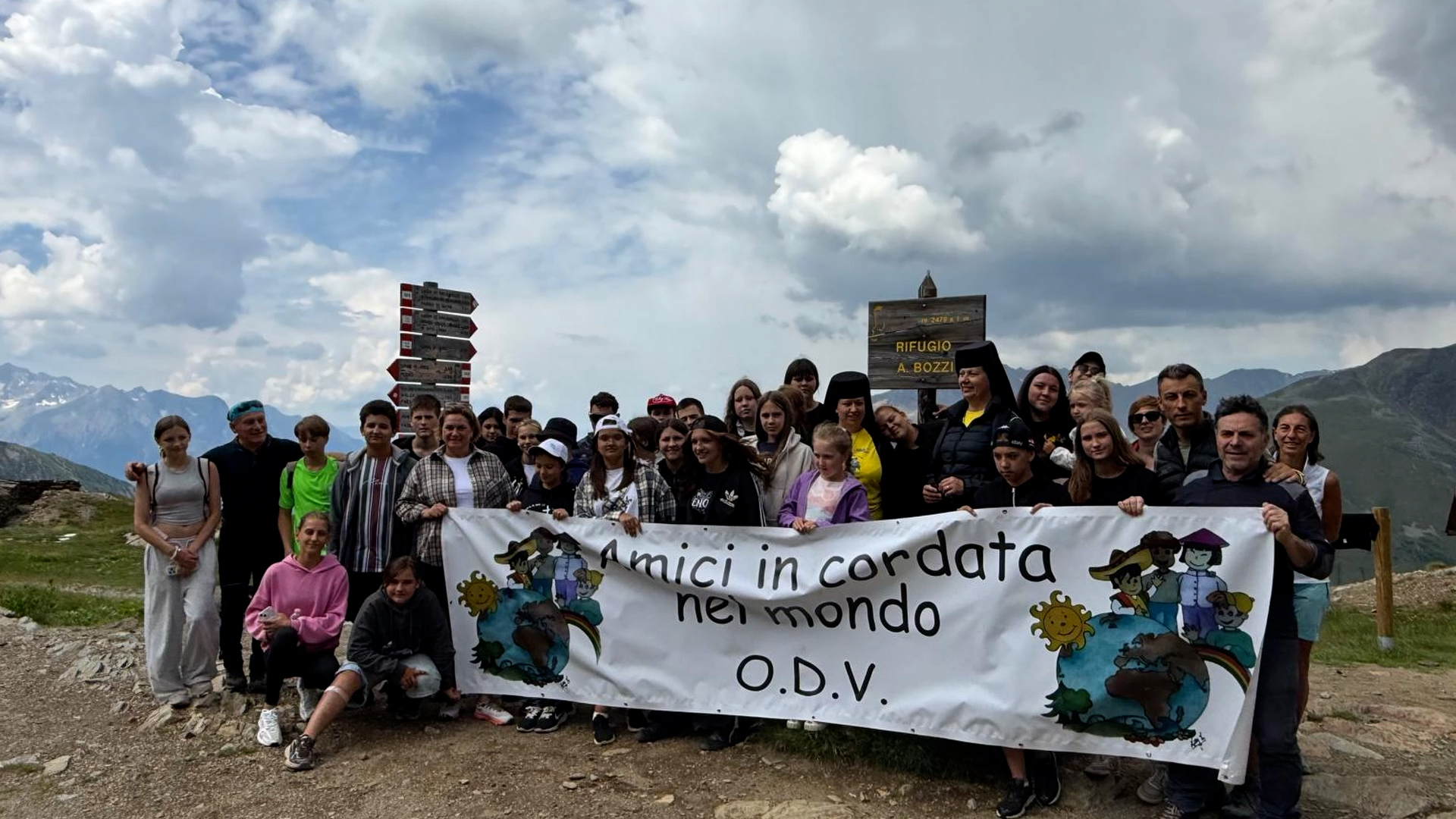 Ragazzi ucraini ospiti degli 