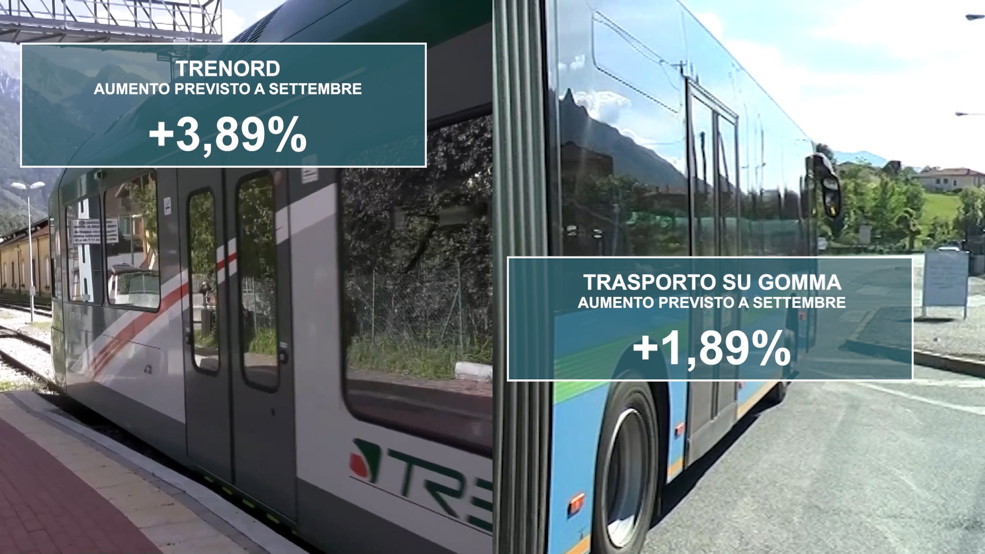 Trasporto pubblico: rincari dal 1° settembre