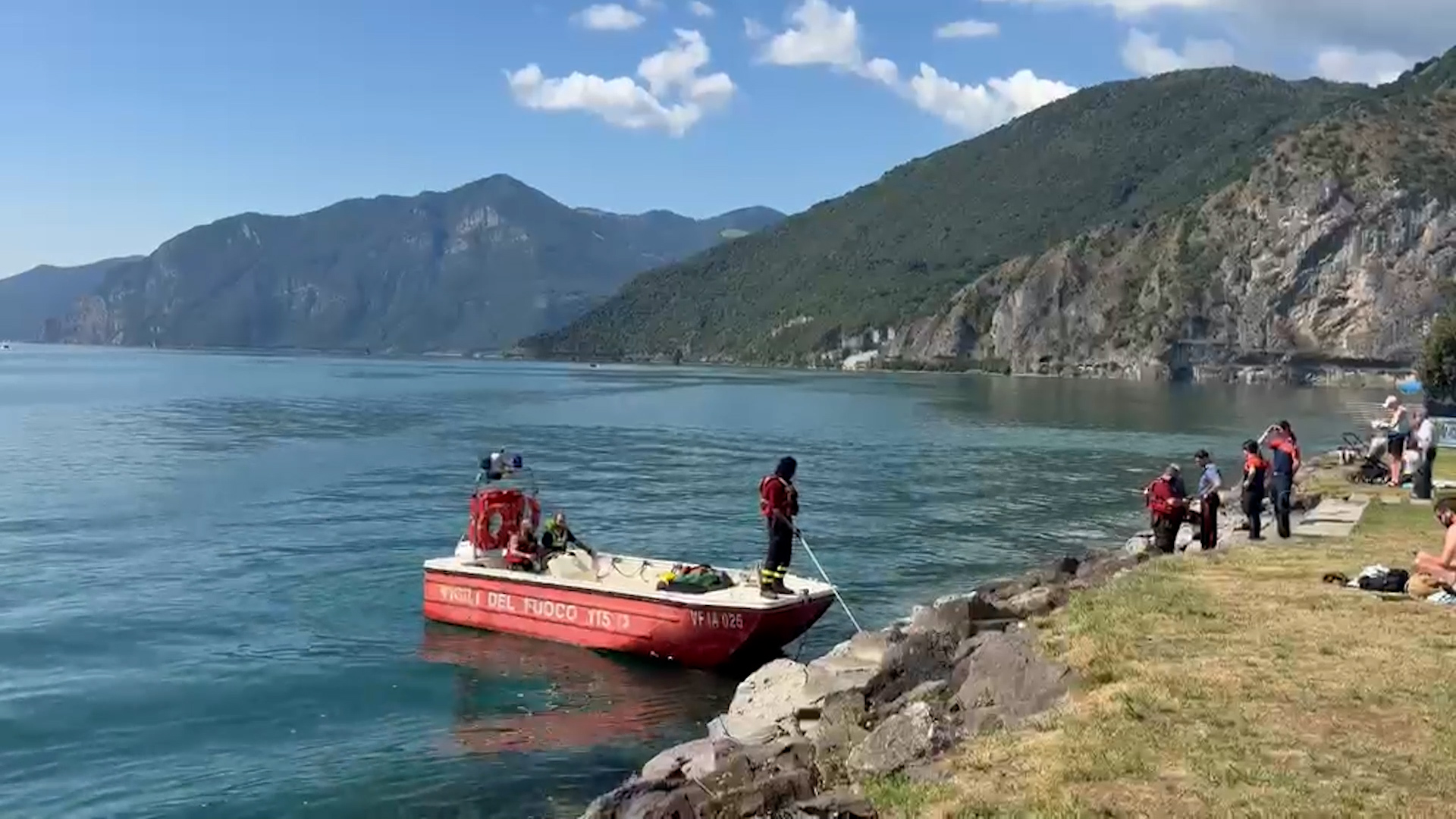 Una bravata senza colpevoli, 30 soccorritori impegnati