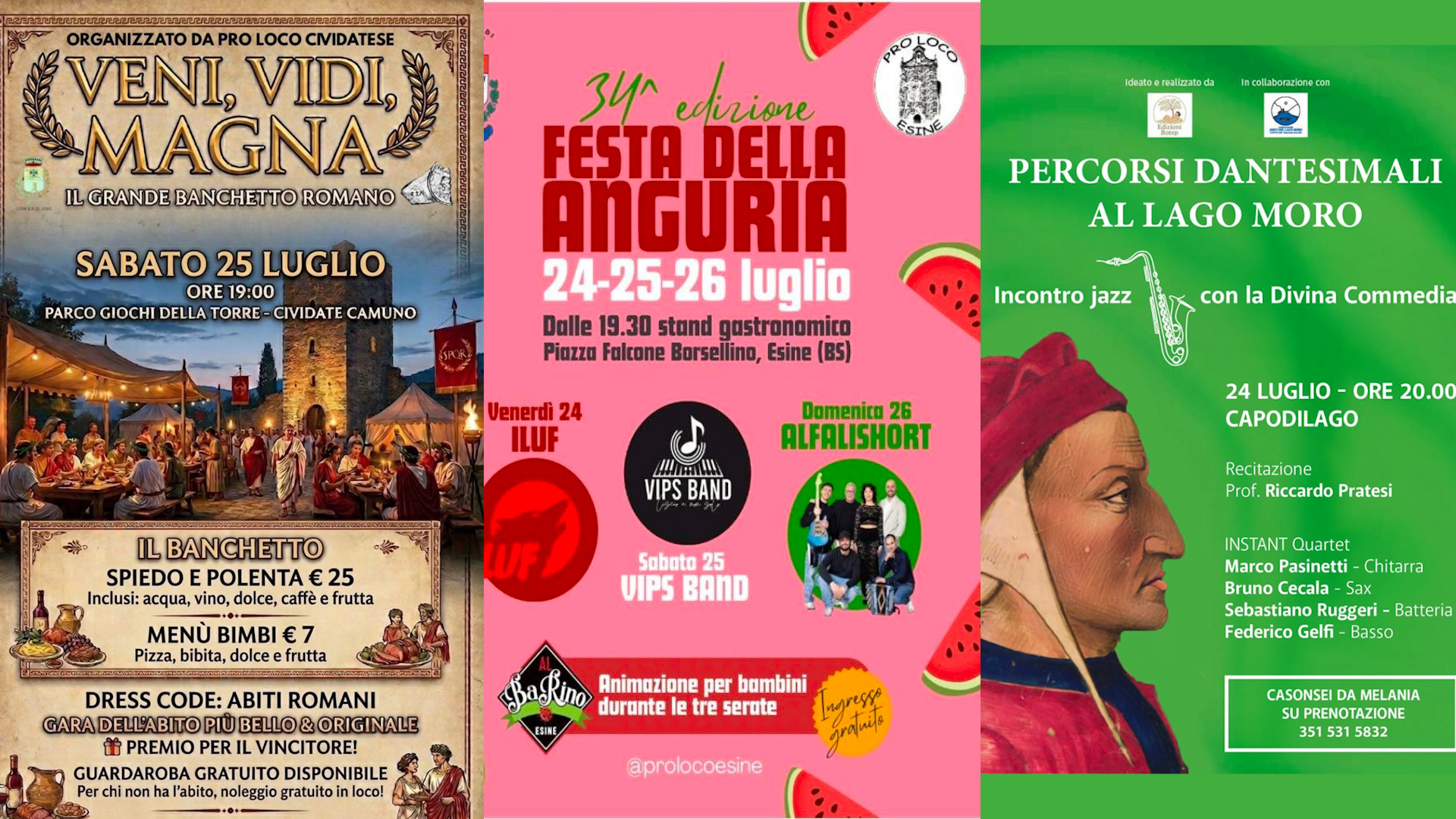 Arriva il weekend, tutti gli eventi in cartellone