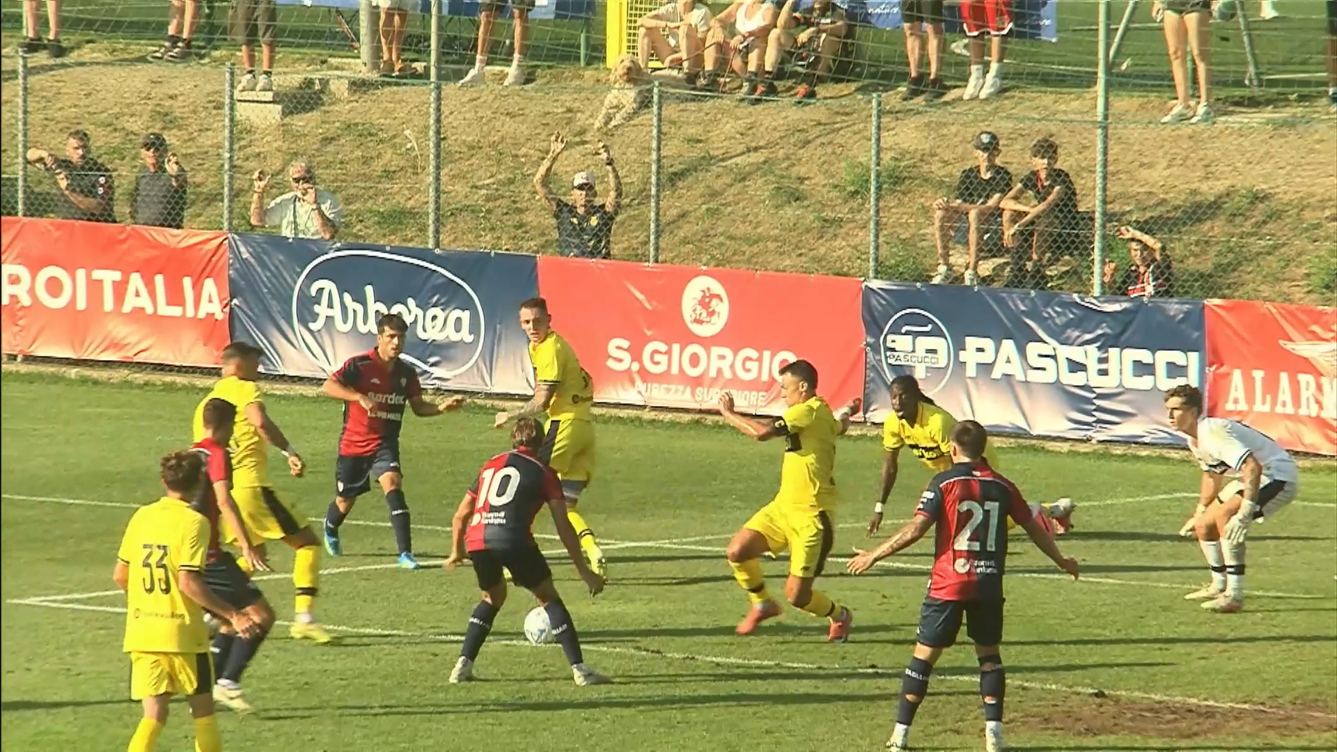 Ultimi giorni di ritiro per il Cagliari in alta valle